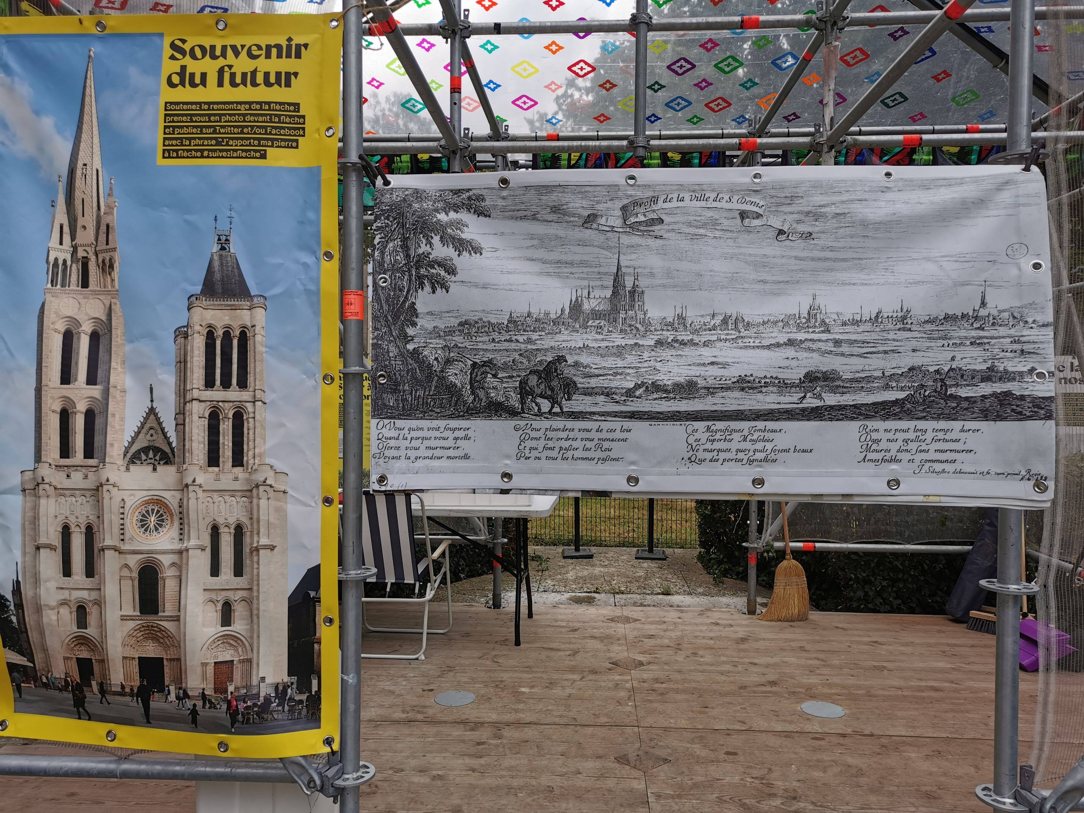 La Fleche De La Basilique Cathedrale De Saint Denis